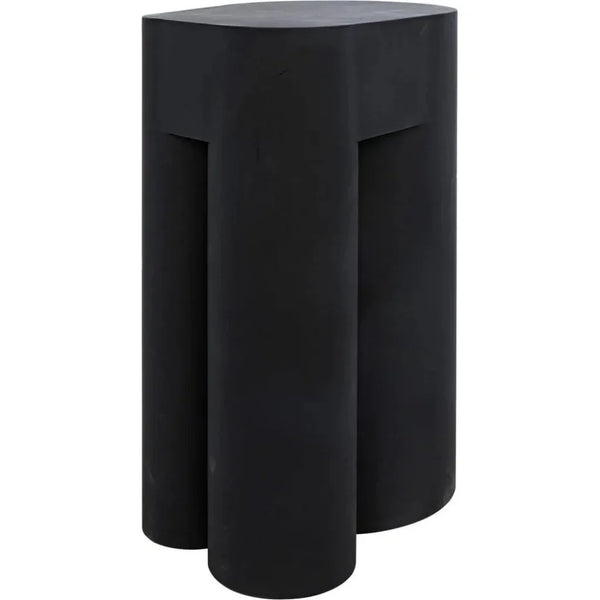 Blair Black Steel Geometric Side Table - LOOMLAN - Noir - Side Tables