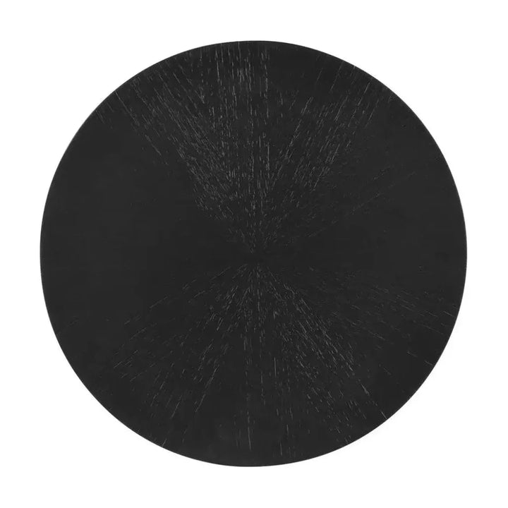 Blake Black Accent Table - LOOMLAN - Currey & Co - Side Tables