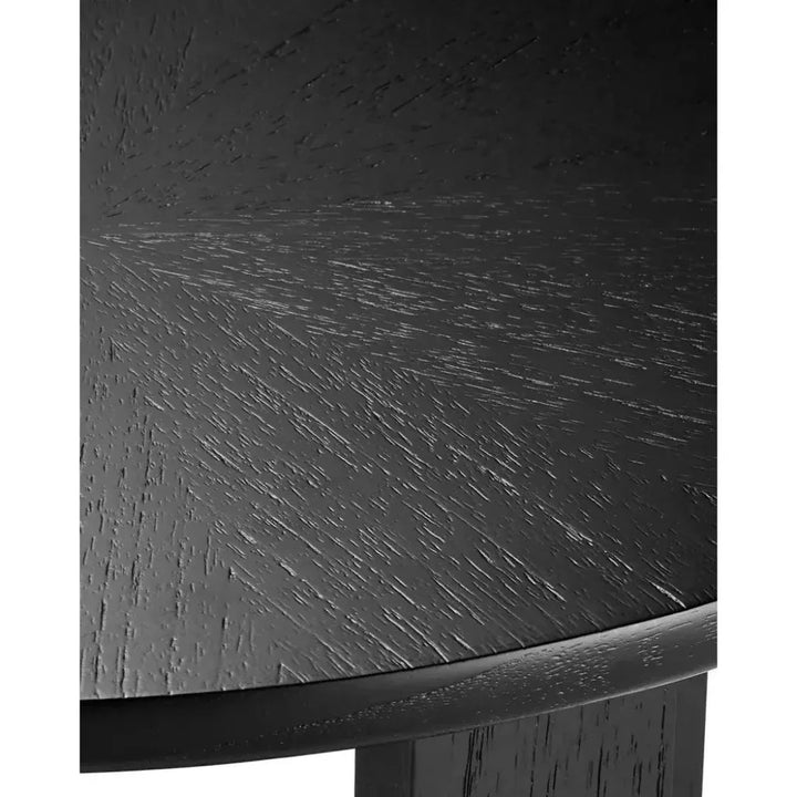 Blake Black Accent Table - LOOMLAN - Currey & Co - Side Tables