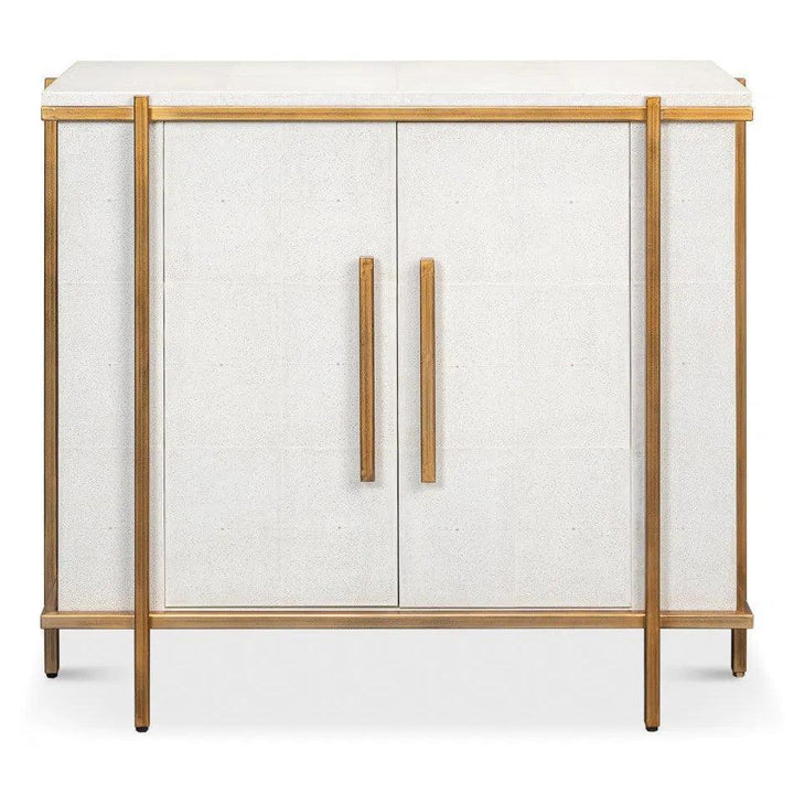 Blakely 2 Door Accent Cabinet Osprey White - LOOMLAN - Sarreid - Accent Cabinets