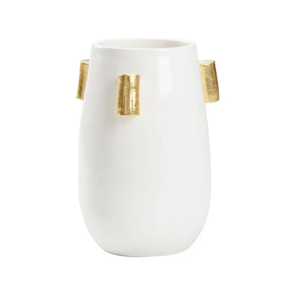 Blanco White Glazed Vase - LOOMLAN - Wildwood - Vases & Jars