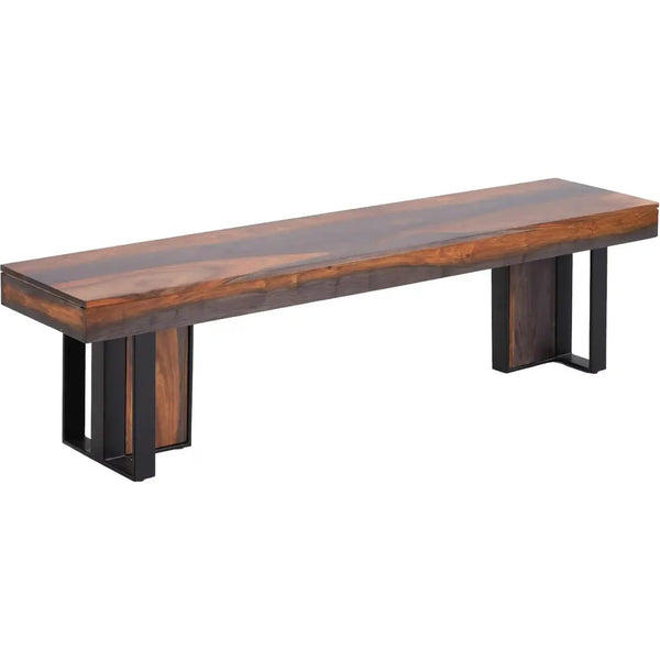 Blasingame Wooden Backless Dining Bench-Dining Benches-LOOMLAN-LOOMLAN