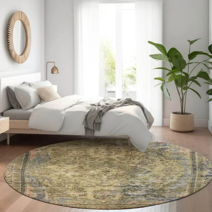 Blazura Aloe Washable Indoor - Outdoor Rug - LOOMLAN - LOOMLAN Rugs - Outdoor Rugs