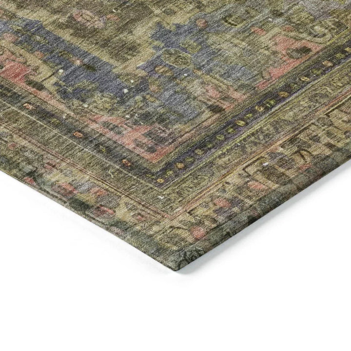 Blazura Aloe Washable Indoor - Outdoor Rug - LOOMLAN - LOOMLAN Rugs - Outdoor Rugs