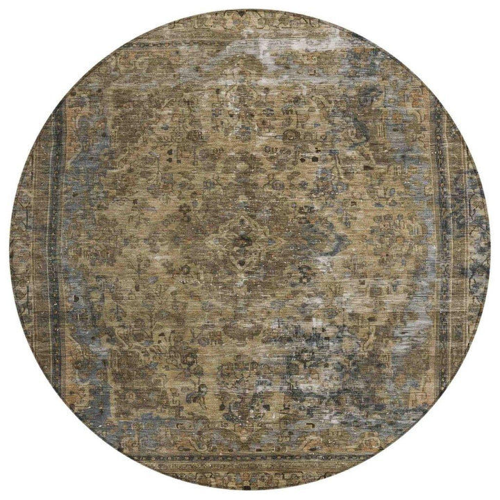 Blazura Brown Washable Indoor - Outdoor Rug - LOOMLAN - LOOMLAN Rugs - Outdoor Rugs