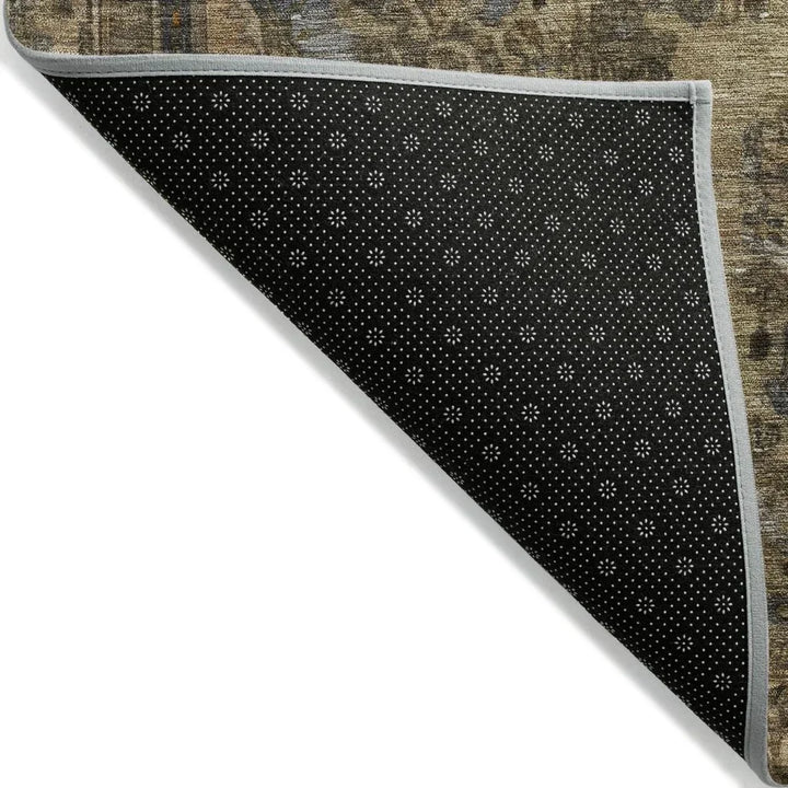 Blazura Brown Washable Indoor - Outdoor Rug - LOOMLAN - LOOMLAN Rugs - Outdoor Rugs