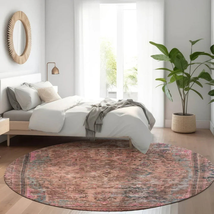 Blazura Pink Washable Indoor - Outdoor Rug - LOOMLAN - LOOMLAN Rugs - Outdoor Rugs