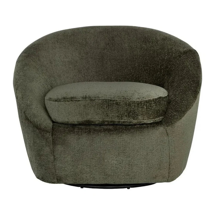 Bliss Fabric Swivel Lounge Chair - LOOMLAN - SUNPAN - Club Chairs