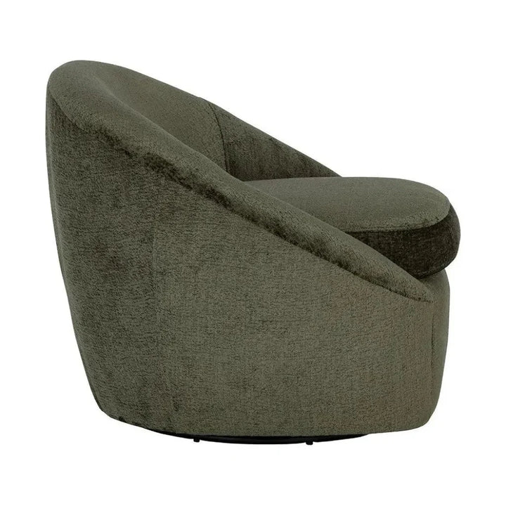 Bliss Fabric Swivel Lounge Chair - LOOMLAN - SUNPAN - Club Chairs