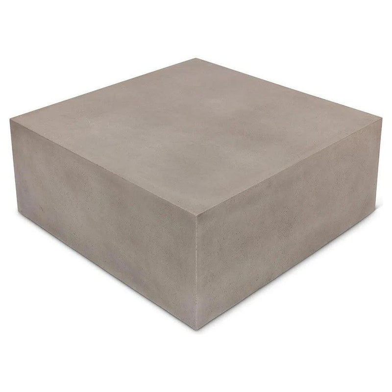 Bloc Concrete Square Outdoor Coffee Table-Outdoor Coffee Tables-Urbia-LOOMLAN