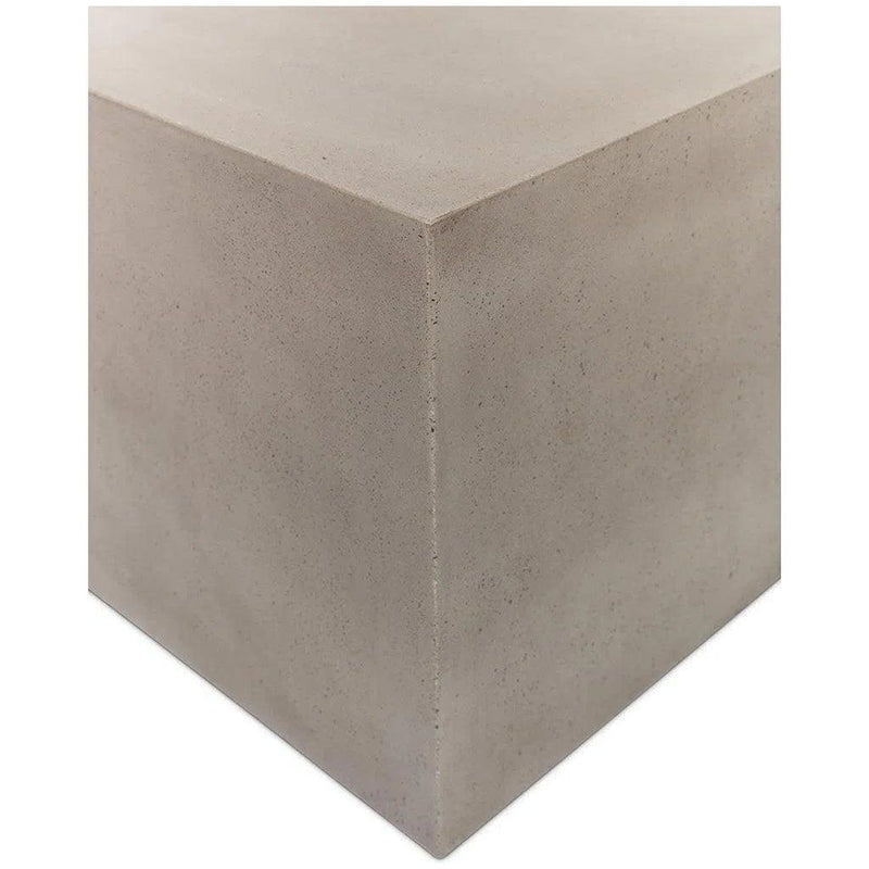 Bloc Concrete Square Outdoor Coffee Table-Outdoor Coffee Tables-Urbia-LOOMLAN