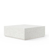 Bloc Concrete Made Square Outdoor Coffee Table