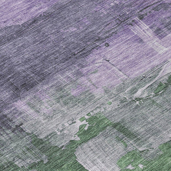 Bloometra Purple Washable Indoor - Outdoor Rug - LOOMLAN - LOOMLAN Rugs - Outdoor Rugs