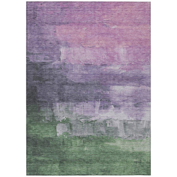 Bloometra Purple Washable Indoor - Outdoor Rug - LOOMLAN - LOOMLAN Rugs - Outdoor Rugs