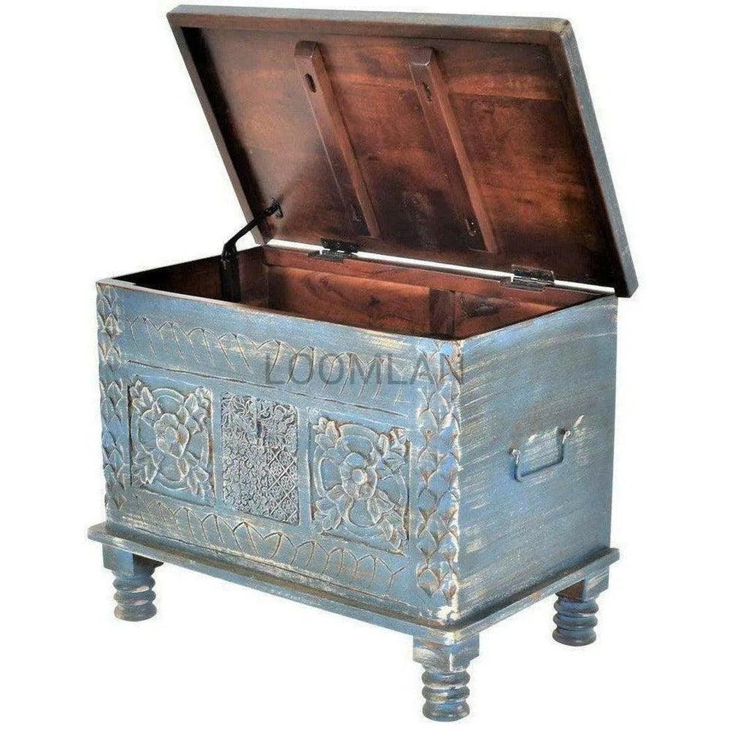 Blue Box Storage Trunk