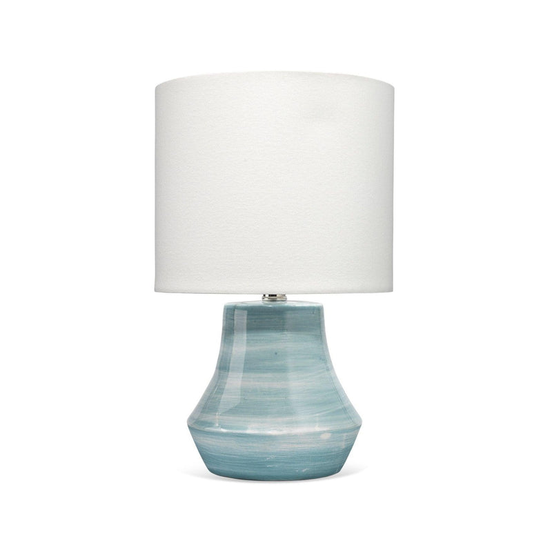 Blue Ceramic Cottage Table Lamp Table Lamps LOOMLAN By Jamie Young