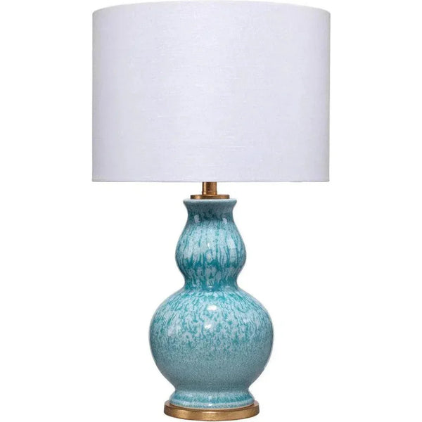 Blue Ceramic Whitney Table Lamp - LOOMLAN - Jamie Young - Table Lamps
