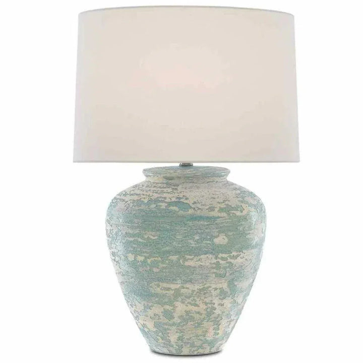 Blue Cream Mimi Table Lamp - LOOMLAN - Currey & Co - Table Lamps