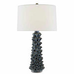 Blue Drip Glaze Sunken Blue Table Lamp