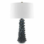 Blue Drip Glaze Sunken Blue Table Lamp