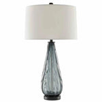 Blue-Gray Clear Black Nightcap Table Lamp