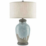 Blue-Green Gray Hiroshi Gray Chatswood Table Lamp