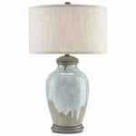 Blue-Green Gray Hiroshi Gray Chatswood Table Lamp