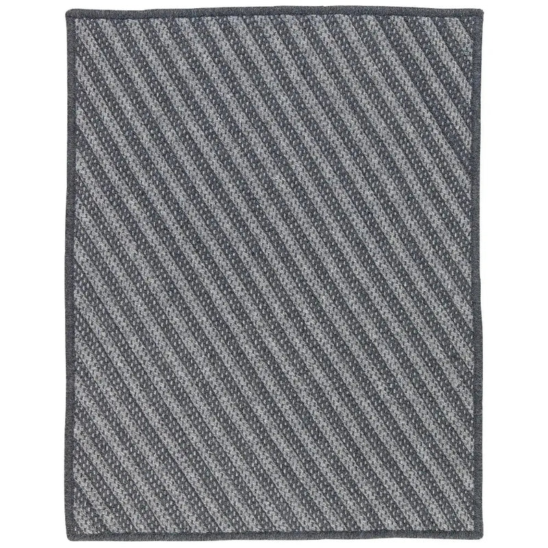 Blue Hill Textured Pattern Rugs-Area Rugs-Colonial Mills-Charcoal-3' x 5'-LOOMLAN