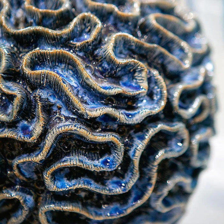 Blue Milos Blue Table Lamp - LOOMLAN - Currey & Co - Table Lamps