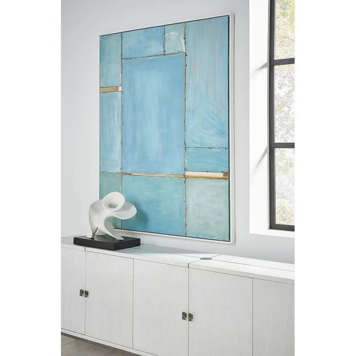 Blue Mood Universal Beauty Oil Painting Artwork-Framed Wall Art-Wildwood-LOOMLAN