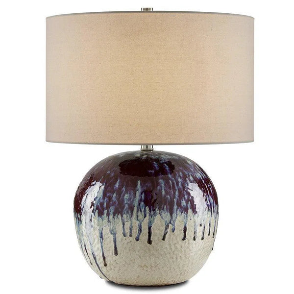 Blue White Red Bessbrook Table Lamp Hiroshi Koshitaka Collection Table Lamps LOOMLAN By Currey & Co