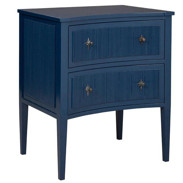 Blue Wooden 2 Drawers Constellation Chest-Chests-Furniture Classics-LOOMLAN