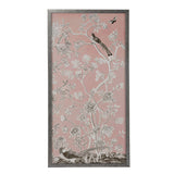 Blush Chinoiserie Silver Framed Artwork-Artwork-Chelsea House-Chinoiserie I-LOOMLAN