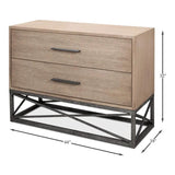 Blyth Chest of Two Drawers on Frame