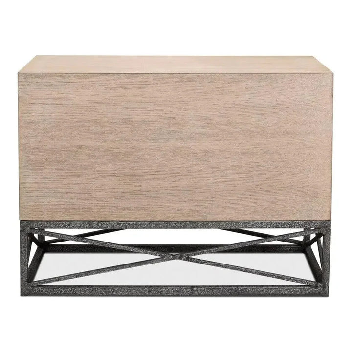 Blyth Chest of Two Drawers on Frame - LOOMLAN - Sarreid - Chests