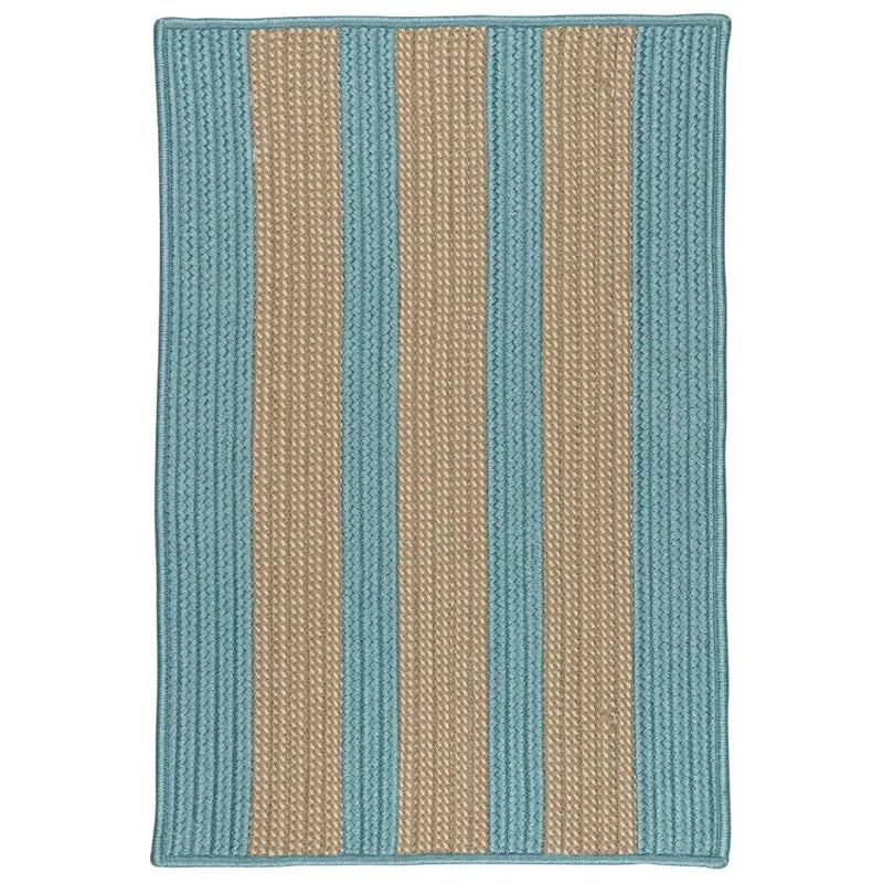 Boat House Stylish Rectangular Outdoor Rugs-Outdoor Rugs-Colonial Mills-Light Blue-2' x 3'-LOOMLAN