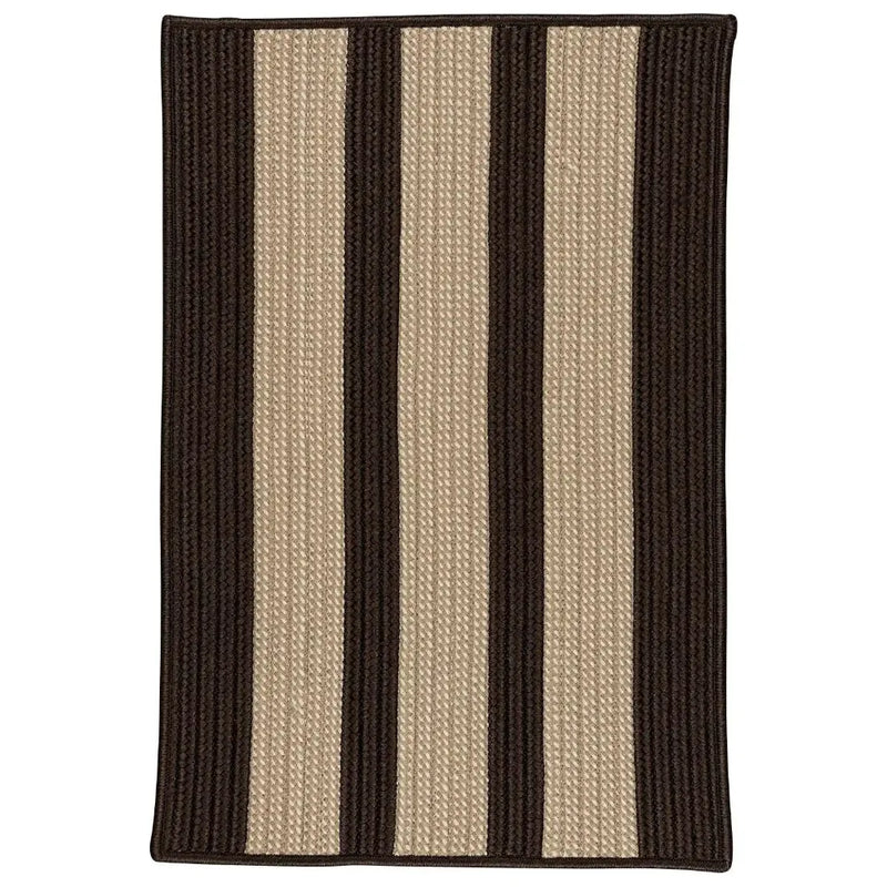 Boat House Stylish Runner Outdoor Rugs-Outdoor Rugs-Colonial Mills-Brown-2' x 6'-LOOMLAN