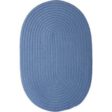 Boca Raton Classic Oval Outdoor Rugs-Outdoor Rugs-Colonial Mills-Blue Ice-5' x 7'-LOOMLAN