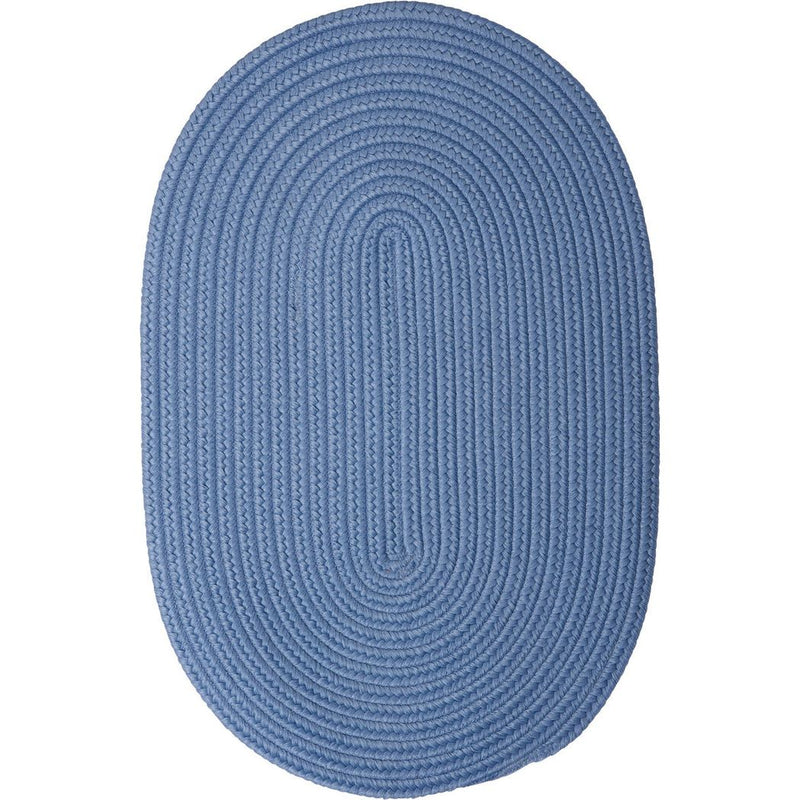 Boca Raton Classic Oval Outdoor Rugs-Outdoor Rugs-Colonial Mills-Blue Ice-5' x 7'-LOOMLAN