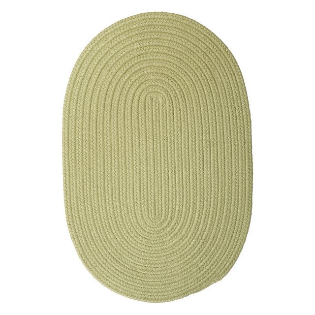 Boca Raton Classic Oval Outdoor Rugs-Outdoor Rugs-Colonial Mills-Celery-5' x 7'-LOOMLAN