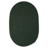 Boca Raton Classic Oval Outdoor Rugs-Outdoor Rugs-Colonial Mills-Dark Green-5' x 7'-LOOMLAN