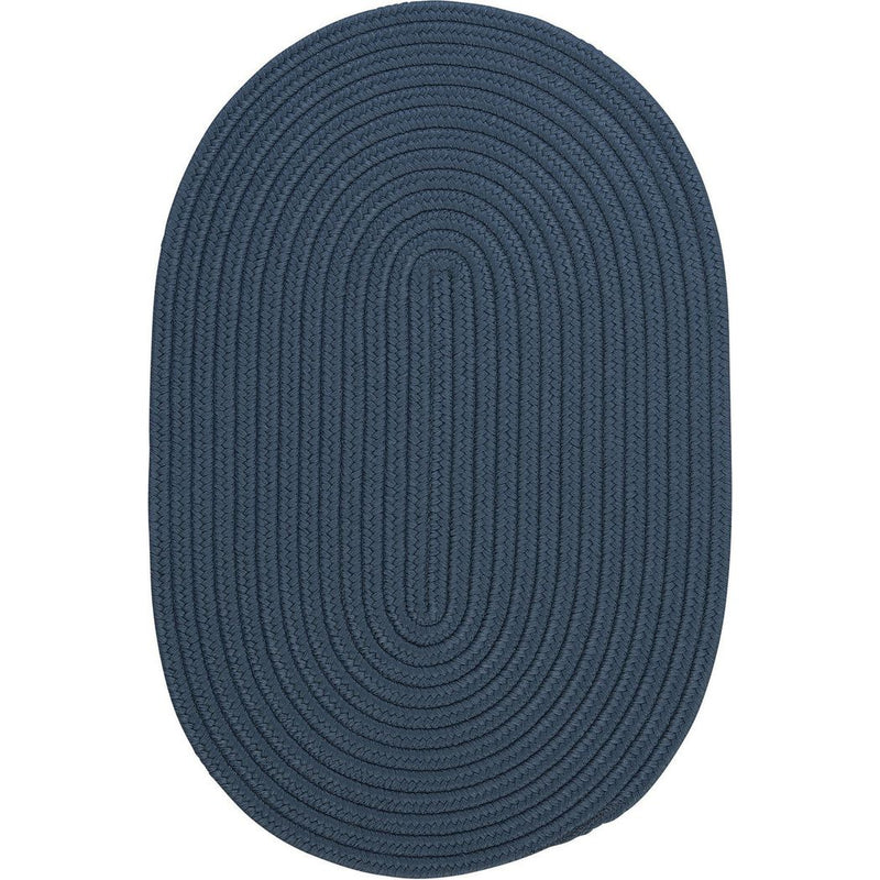 Boca Raton Classic Oval Outdoor Rugs-Outdoor Rugs-Colonial Mills-Lake Blue-5' x 7'-LOOMLAN