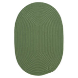 Boca Raton Classic Oval Outdoor Rugs-Outdoor Rugs-Colonial Mills-Moss Green-5' x 7'-LOOMLAN