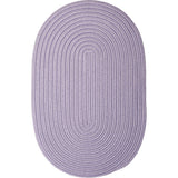 Boca Raton Flat Oval Outdoor Rugs-Outdoor Rugs-Colonial Mills-Amethyst-5' x 7'-LOOMLAN