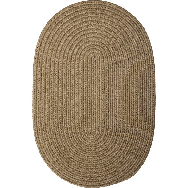 Boca Raton Flat Oval Outdoor Rugs-Outdoor Rugs-Colonial Mills-Café Tostado-5' x 7'-LOOMLAN