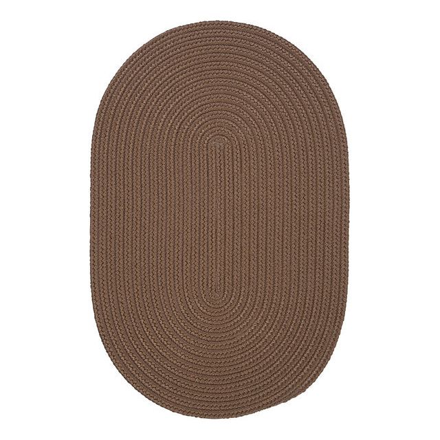 Boca Raton Modern Oval Outdoor Rugs-Outdoor Rugs-Colonial Mills-Cashew-5' x 7'-LOOMLAN