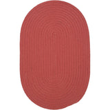 Boca Raton Modern Oval Outdoor Rugs-Outdoor Rugs-Colonial Mills-Terracotta-5' x 7'-LOOMLAN