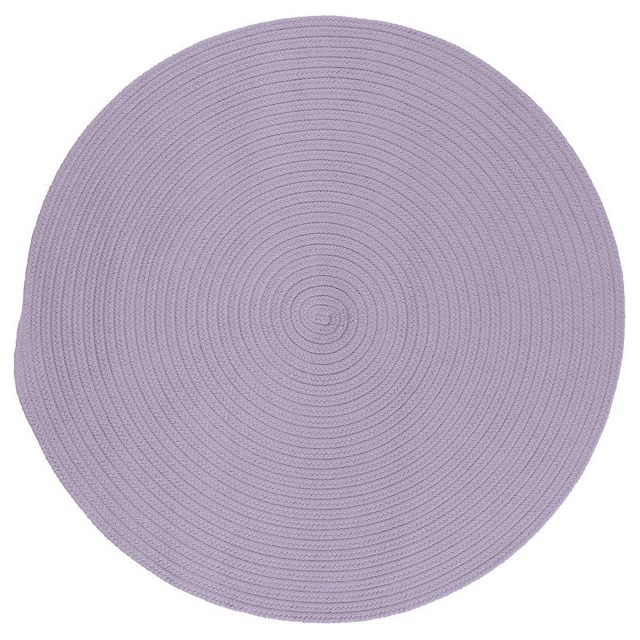 Boca Raton Vibrant Styled Round Outdoor Rugs-Outdoor Rugs-Colonial Mills-Amethyst-6' x 6'-LOOMLAN