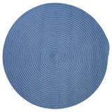 Boca Raton Vibrant Styled Round Outdoor Rugs-Outdoor Rugs-Colonial Mills-Blue Ice-6' x 6'-LOOMLAN