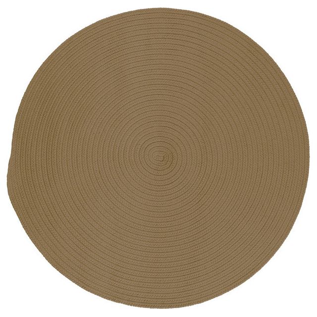 Boca Raton Vibrant Styled Round Outdoor Rugs-Outdoor Rugs-Colonial Mills-Café Tostado-6' x 6'-LOOMLAN